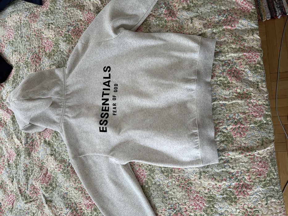 Essentials-сив суичър