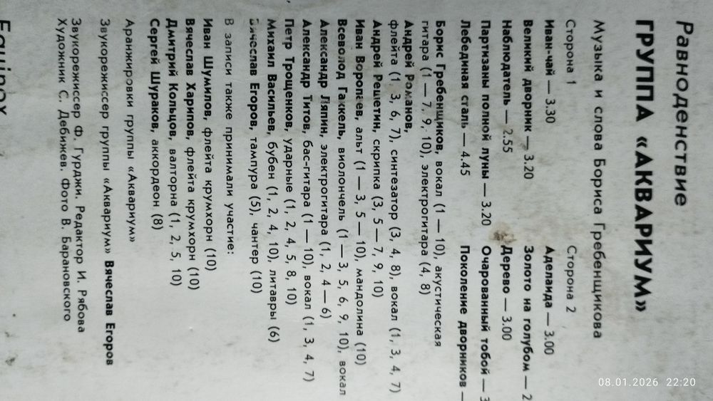 Виниловые пластинки