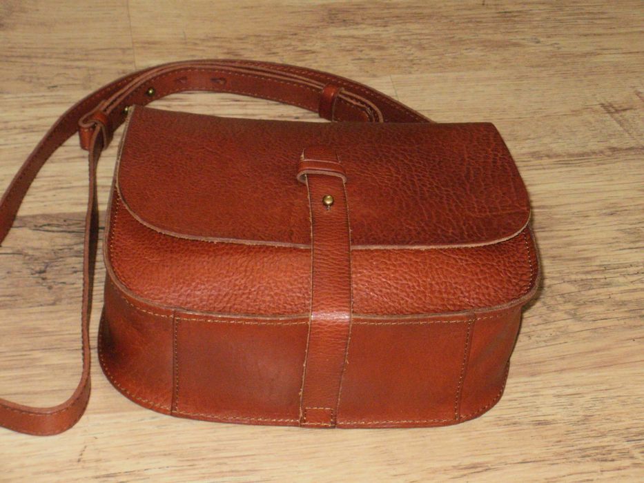 нова малка дамска чанта естествена кожа