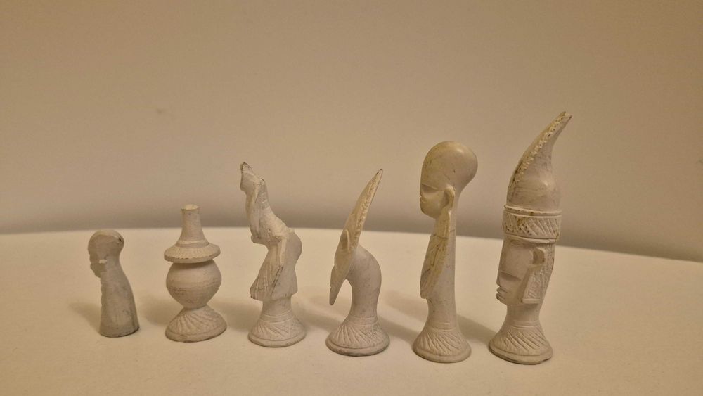 Sah tabla joc strategie lucrat manual hand made in Africa chess placa