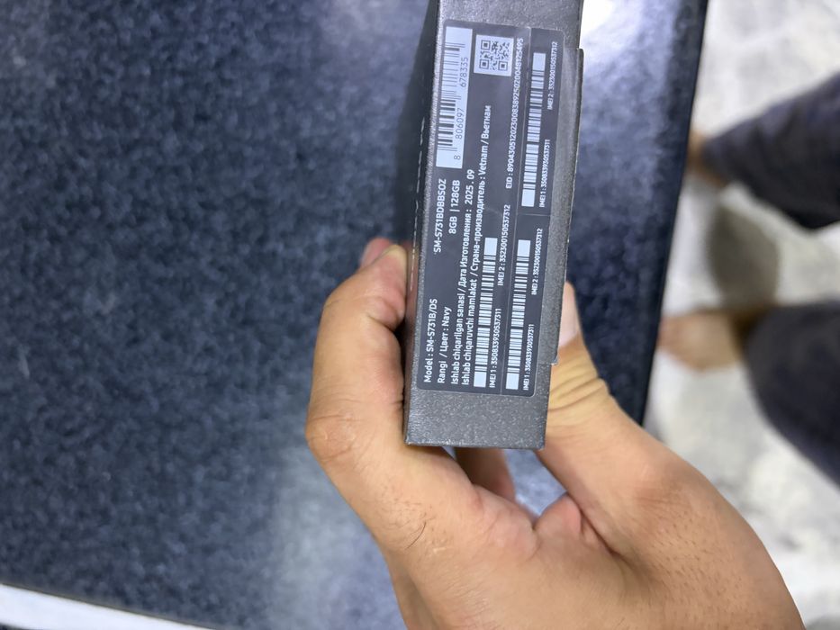 samsung s25 fe pamit 8.128g holati ideal karopka dak bor kamplekt