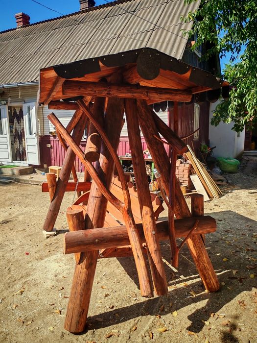 Balansoar din lemn masiv