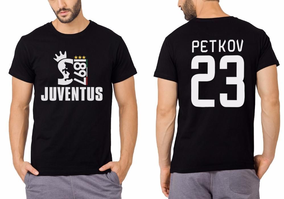 DRI-FIT фен тениски JUVENTUS / ЮВЕНТУС с име и номер по твой ИЗБОР!