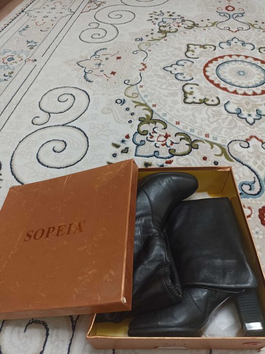 Продам сапоги из натуральной кожи