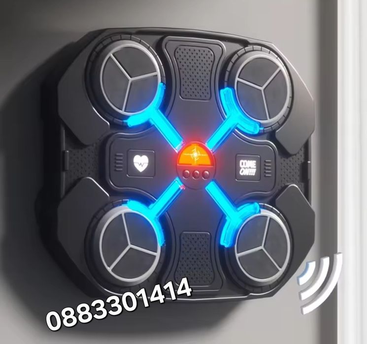 Бокс машина Боксова игра с музика, светлини + ръкавици