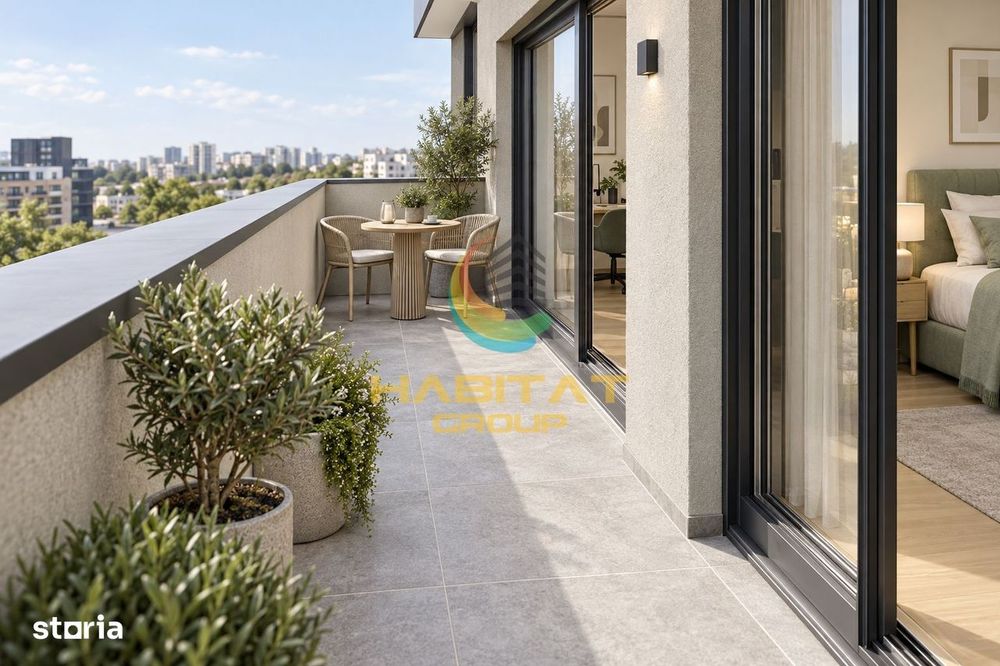 Apartament 4 camere cu terasa - metrou Nicolae Teclu