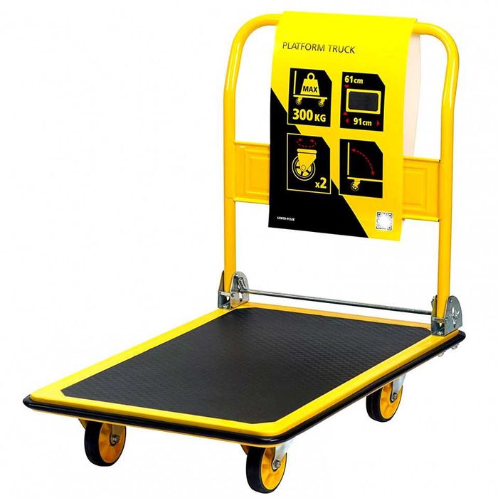 Liza pliabila, Carucior marfa depozit 50-300kg platforma transport