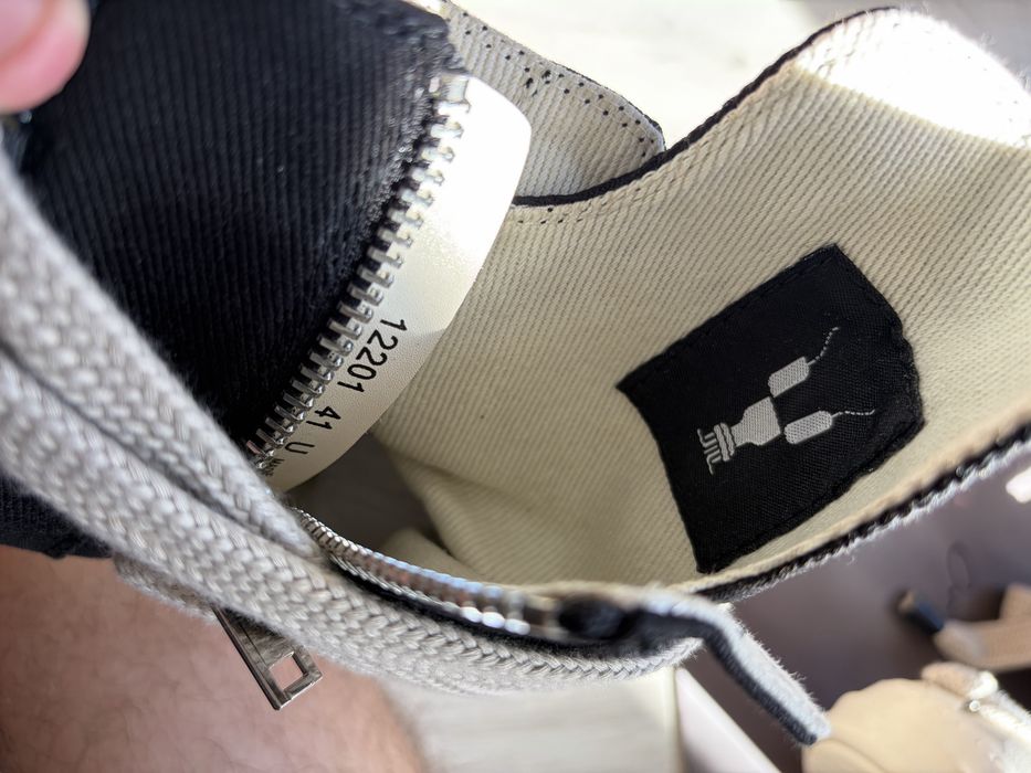 Rick Owens ramones hexagram jumbo laces