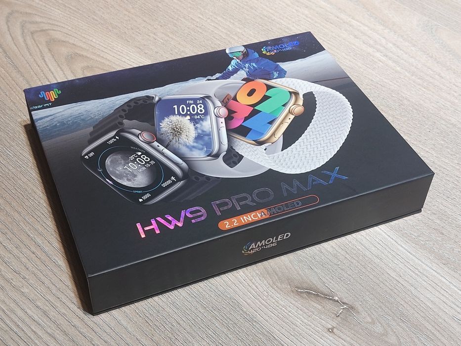 HW9 Pro Max Smart watch Amoled displey 2.2