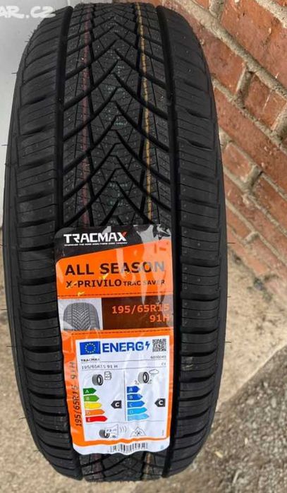Всесезонни гуми TRACMAX 195/65 R15 91H  нов ДОТ 195/65/15 , 1956515