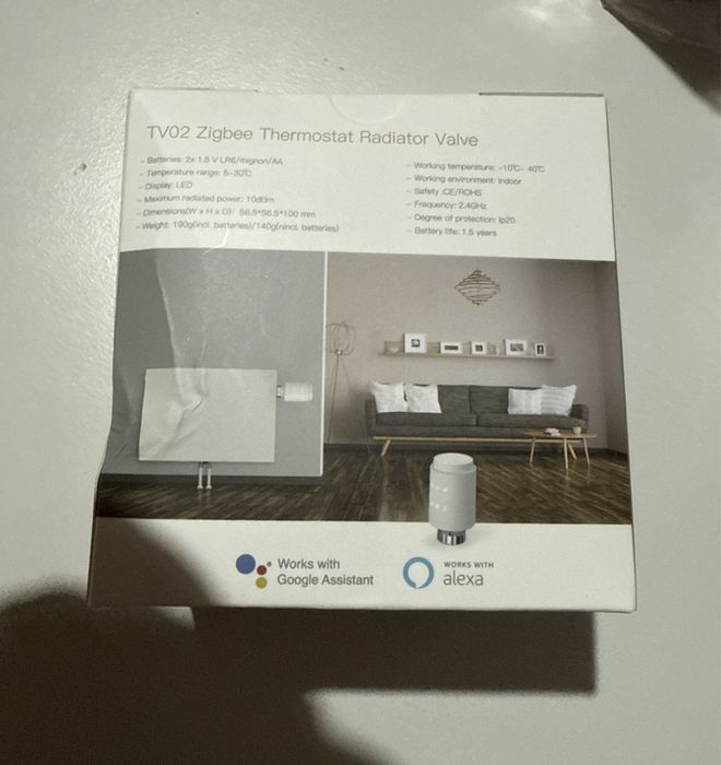 Qiumi Zigbee Termostat Radiator Valvă,Programabil Smart Wifi Mufă M30