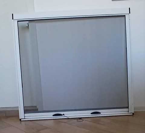 Комарник, алуминиев, бял, 112/101см.