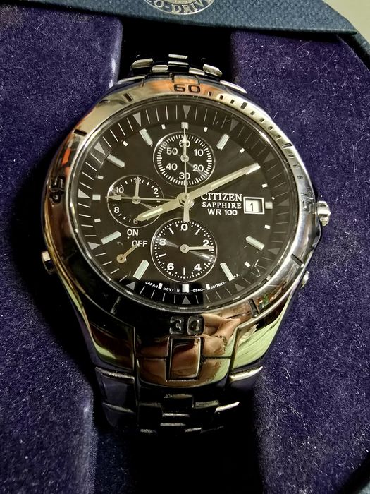 Citizen Marinaut Sapphire Crystal Chronograph + аларма