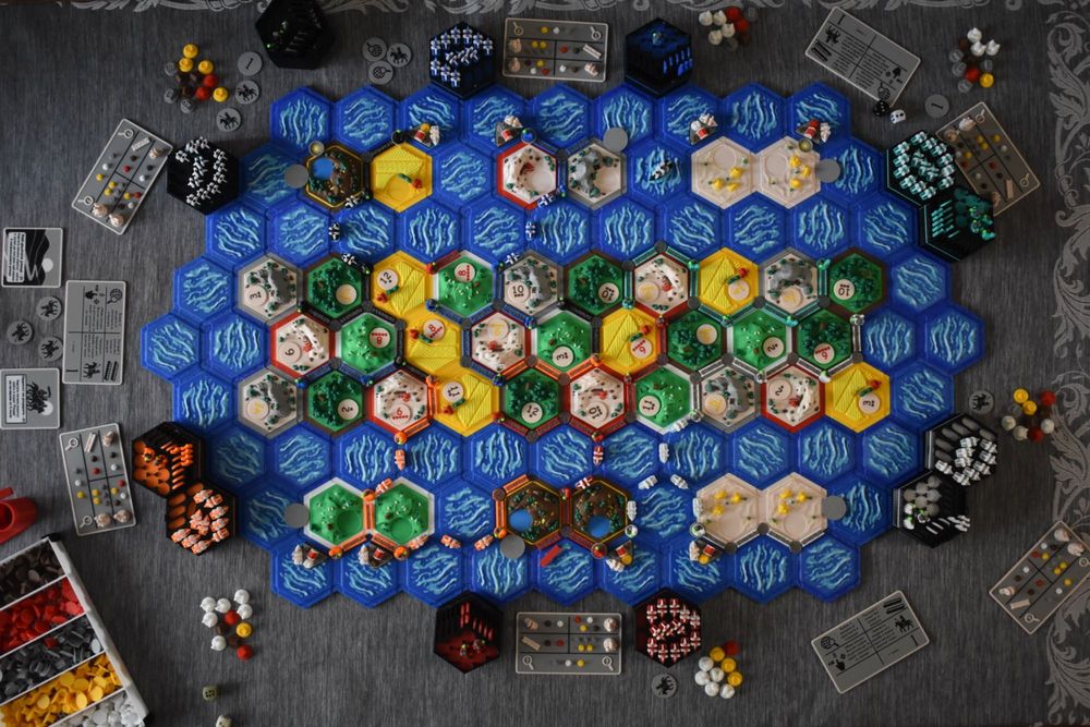 Настолна игра CATAN – Seafarers (3Д). РЪЧНА ИЗРАБОТКА!