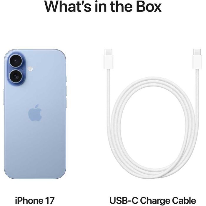 iPhone 17 256GB Mist Blue Nou/Sigilat + 24 Luni Garanție/Apple Plug