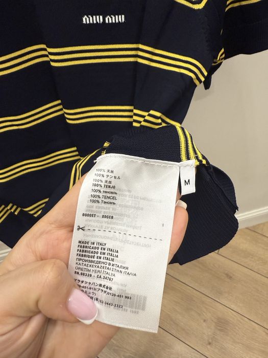 Футболка поло Miu Miu