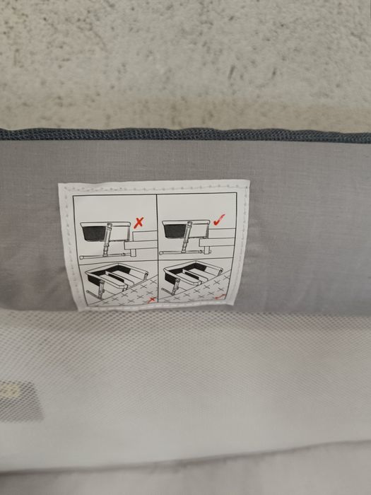 Patut pentru gemeni Chicco Next 2 Me Twins, co-sleeper, nastere - 6 luni, MagnetGrey