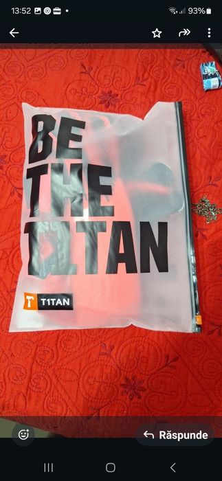 Manusi portar fotbal titan  nr 9 produs  nou  400 lei