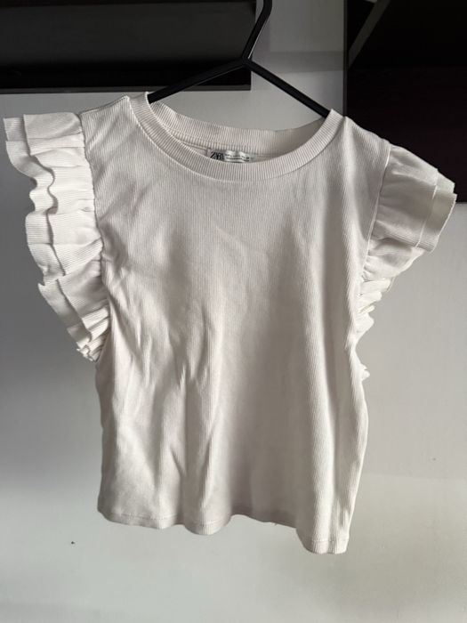 Блузка от Зара бял цвят