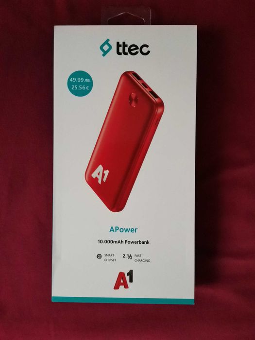Външна батерия 10 000mAh ttec