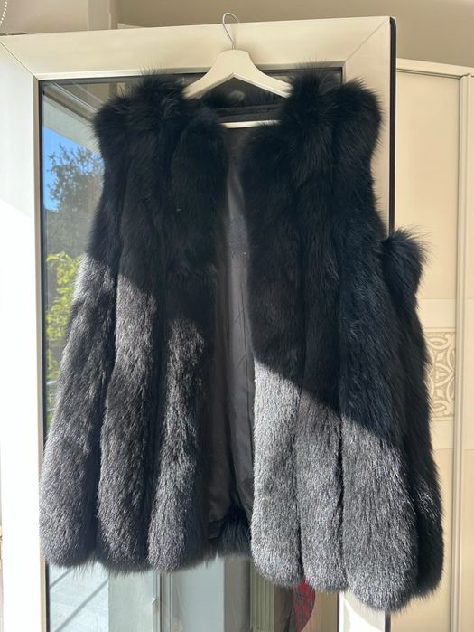 Vesta din blana de vulpe