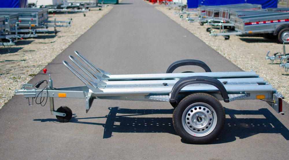 Remorca Platforma Moto Heca 220x150,3 posturi,Fabricat in RO,carte RAR