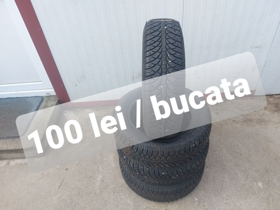 100 lei bucata! Set anvelope M+S/IARNA 165 65 r14 Fulda! 7 mm