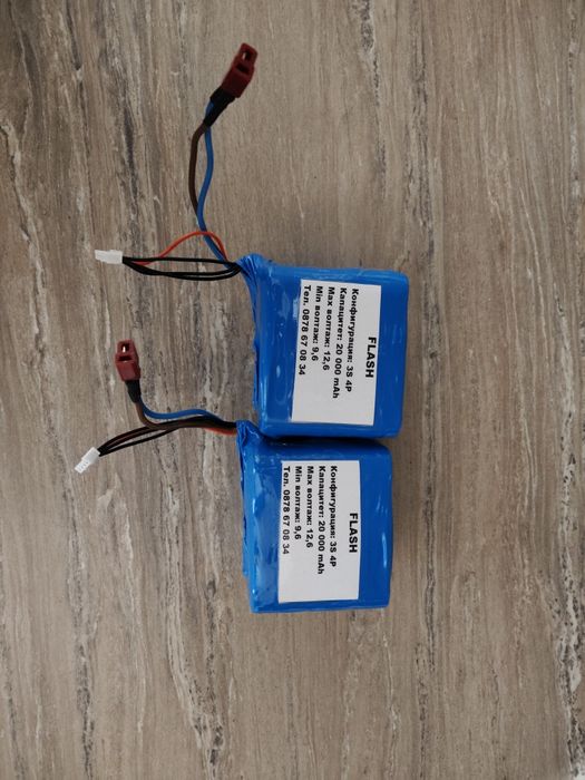 Изработка по заявка на батерии за лодка за захранка с гаранция