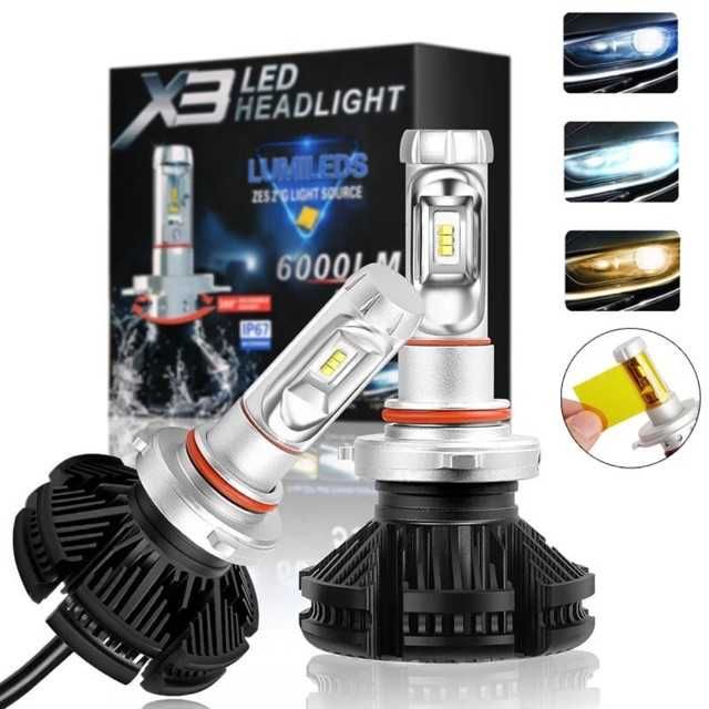 LED / ЛЕД Крушки X3 Пасивно охлаждане 50 W , 12000lm , 3000:6500:8000K