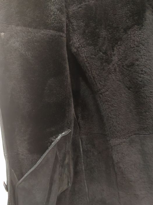 Дубленка мужская черная