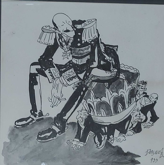 Илия Бешков,графика,карикатура,шарж,картина