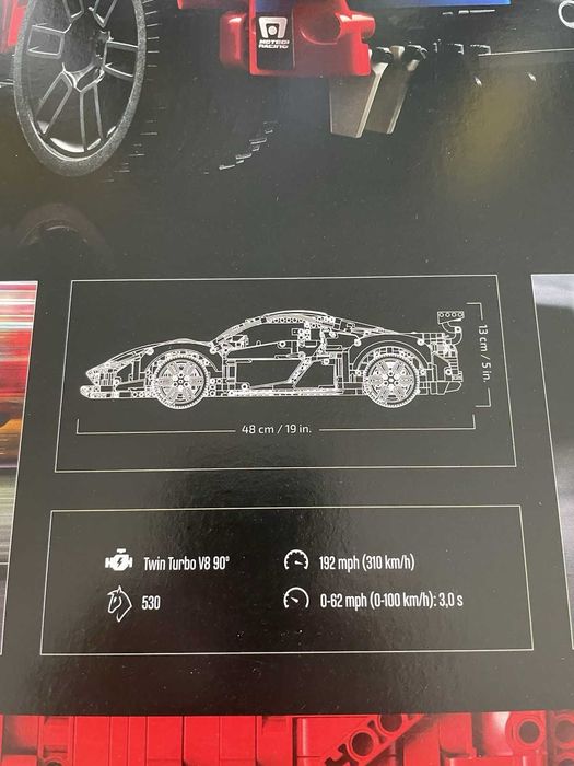 LEGO Technic - Ferrari 488 GTE “AF Corse #51” 42125, 1677 piese