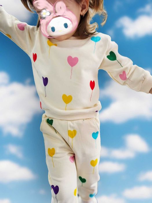 Детски екип с принт балони