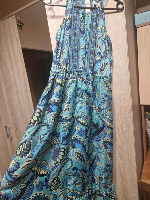 Rochie lunga matase indiana,KoalaBay,L