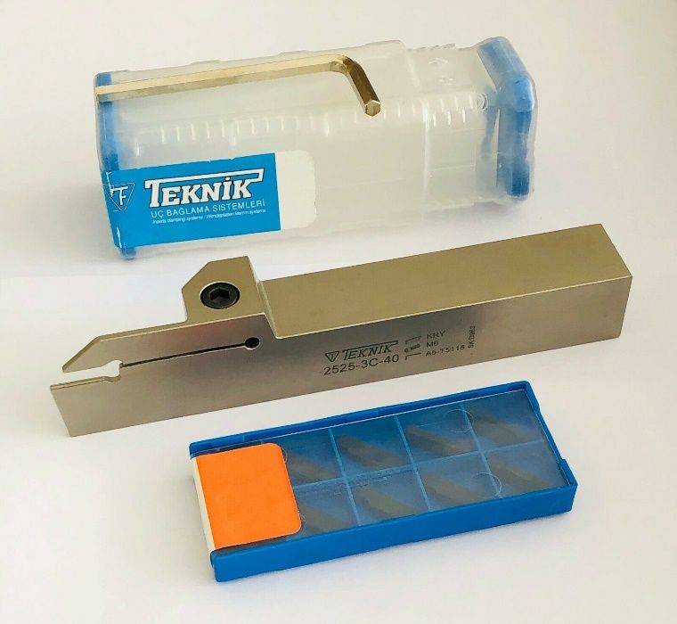 Cutit de strung 25x25 pentru canelare debitare retezare cu 10 placute