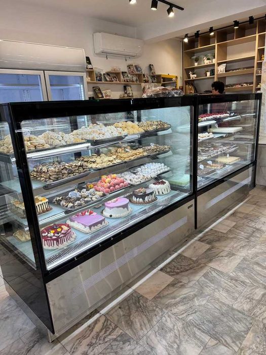 Vitrina Frigorifica pentru Prajituri Malmo INOX 150cm / Danemarca/ NOU