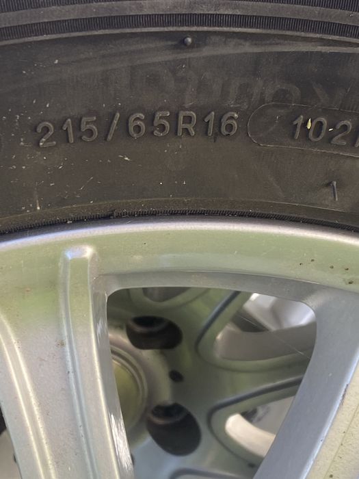 Jante dustet cu anvelope 215/65/16