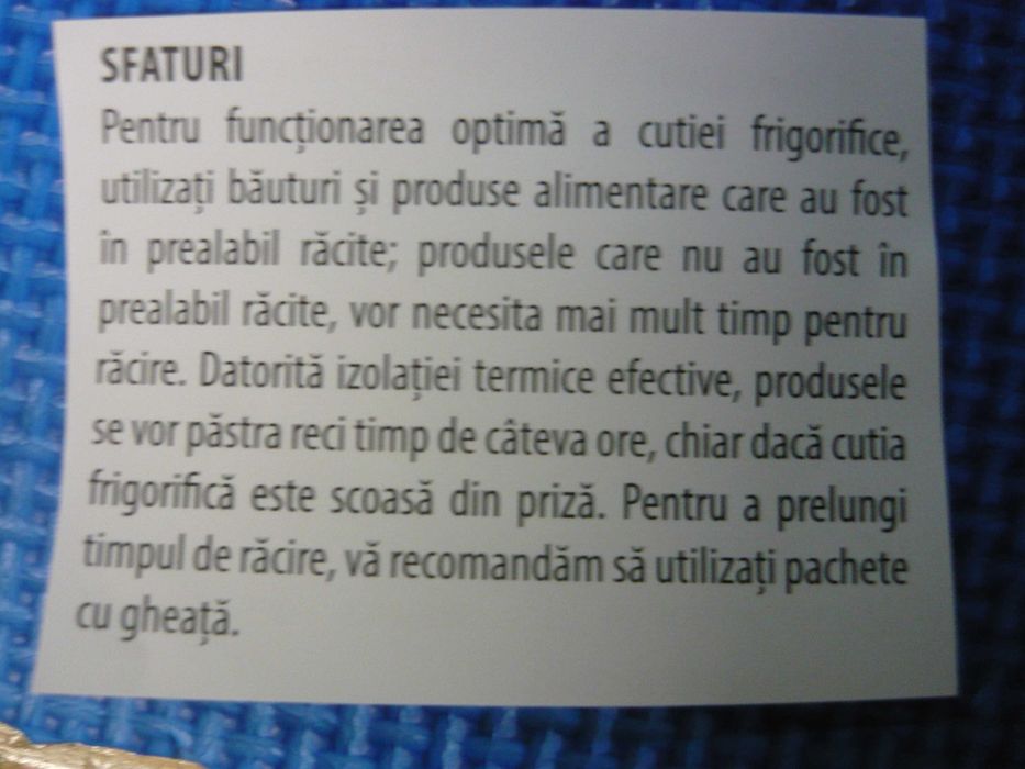 Ladă cutie frigorifică electrică auto 12 V 30 litri NOUĂ