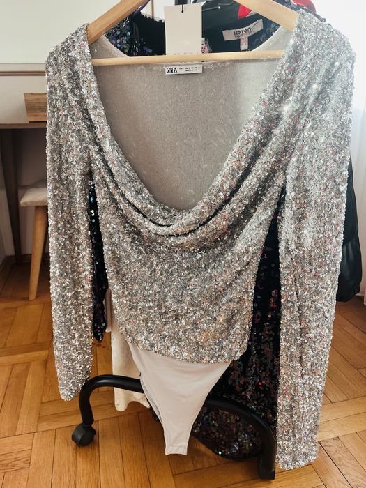 Рокли пайети , червено , бордо