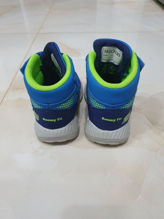 Ghete copii Skechers cu leduri