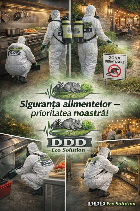 Servicii DDD - Dezinsecție, dezinfecție, deratizare