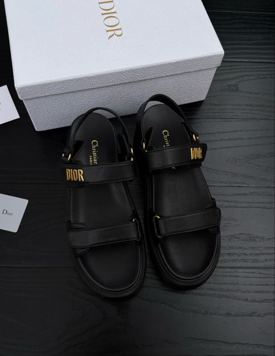 Чёрные сандалии DIOR