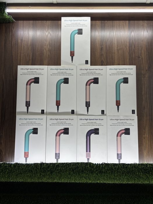 фен Dyson Supersonic R в расцветке Vinca Blue/Topaz/