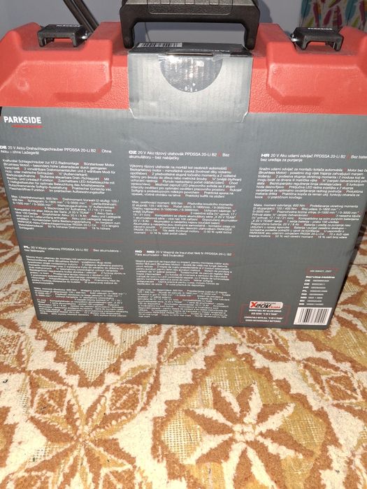 Pistol impact Parkside 20 V