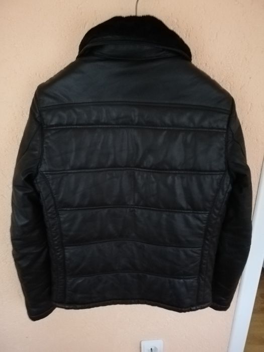 Geaca piele bărbati Zara Man M
