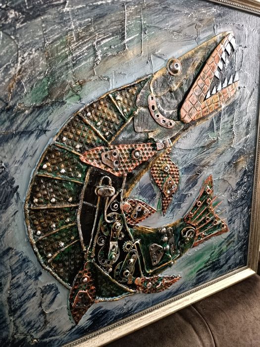 Картина "Щука" пано