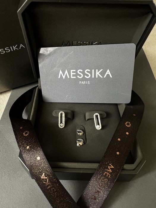 Серьги Messika MOVE UNO с брильантоми