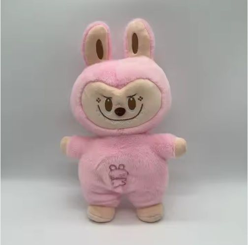 Голямо Интерактивно Лабубу,40см Дишащо Лабубу с музика и светлина