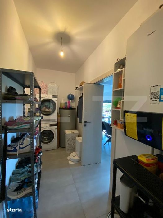 Casa moderna pe parter, 120 mp utili, teren 9 arii – complet mobilat