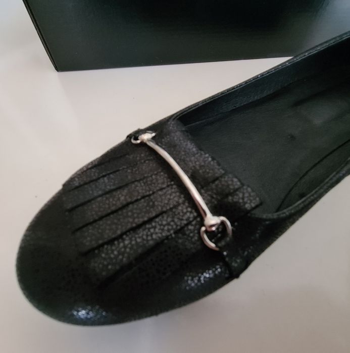 Мокасини естествена кожа